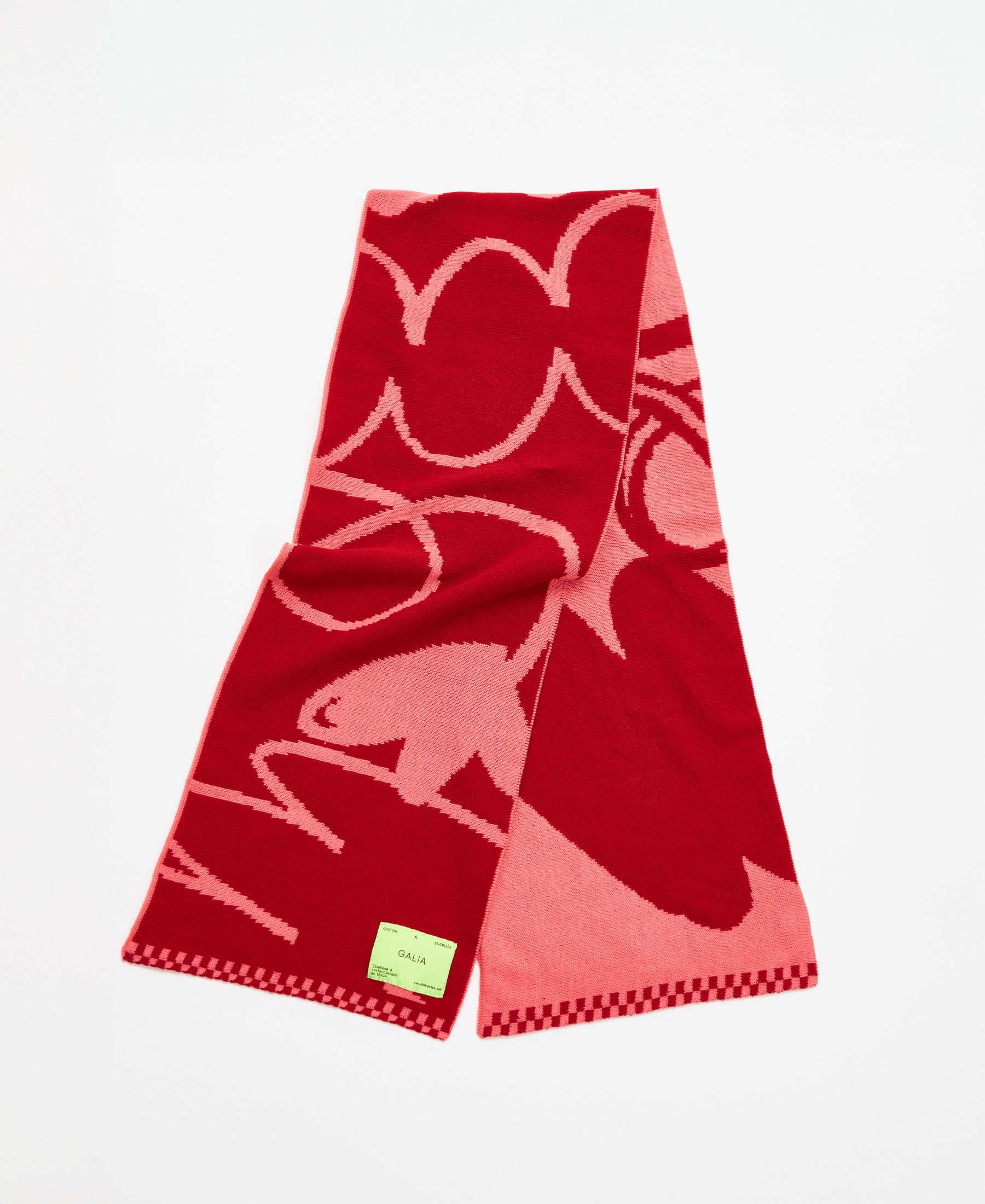 Bufanda Floresta rojo