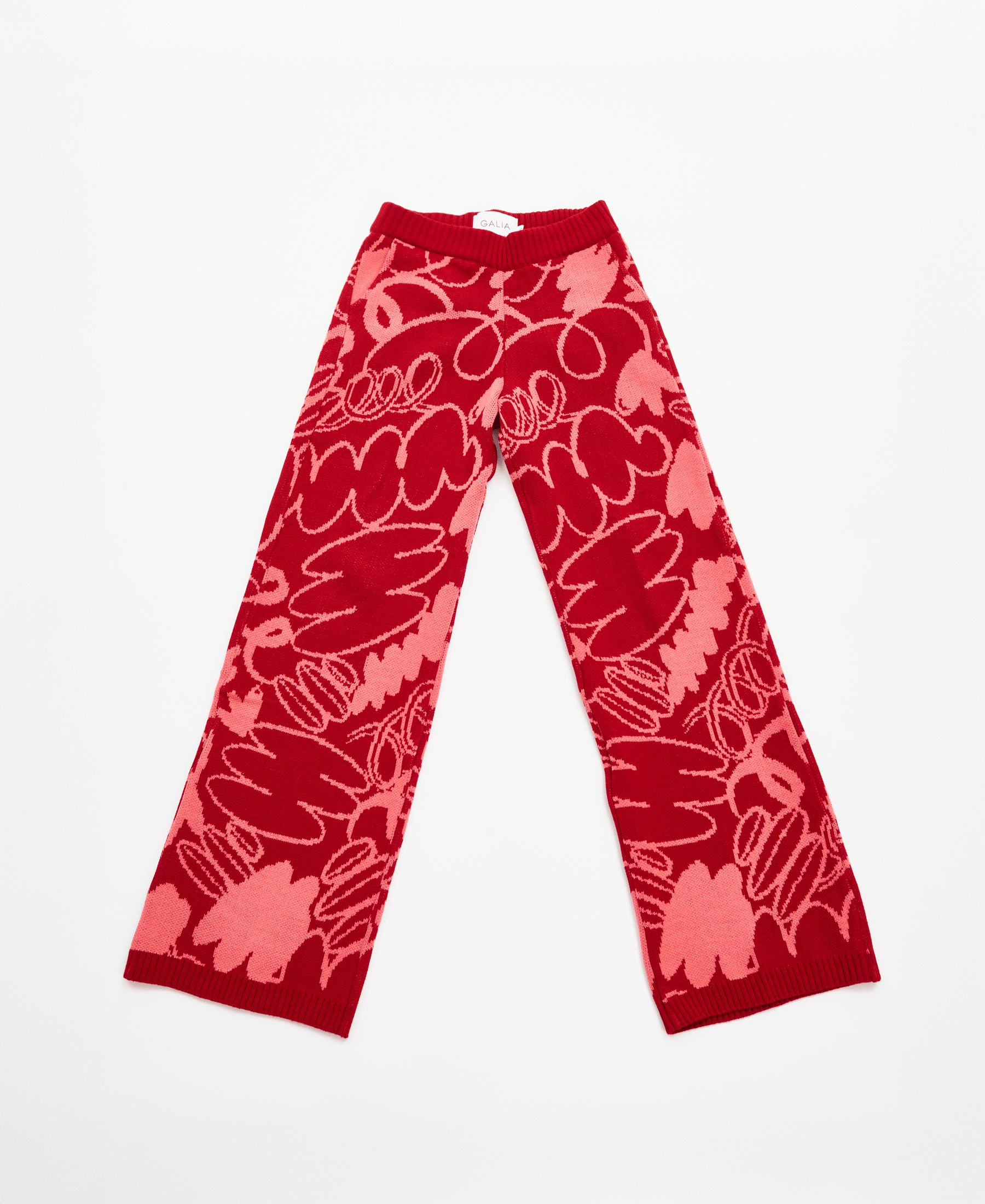 Pantalón Floresta rojo