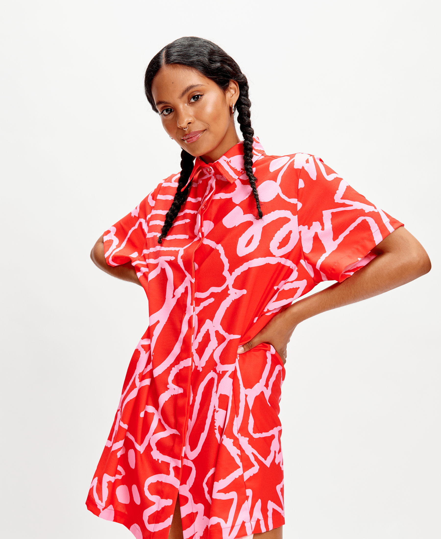 Camisero Blossom Rojo