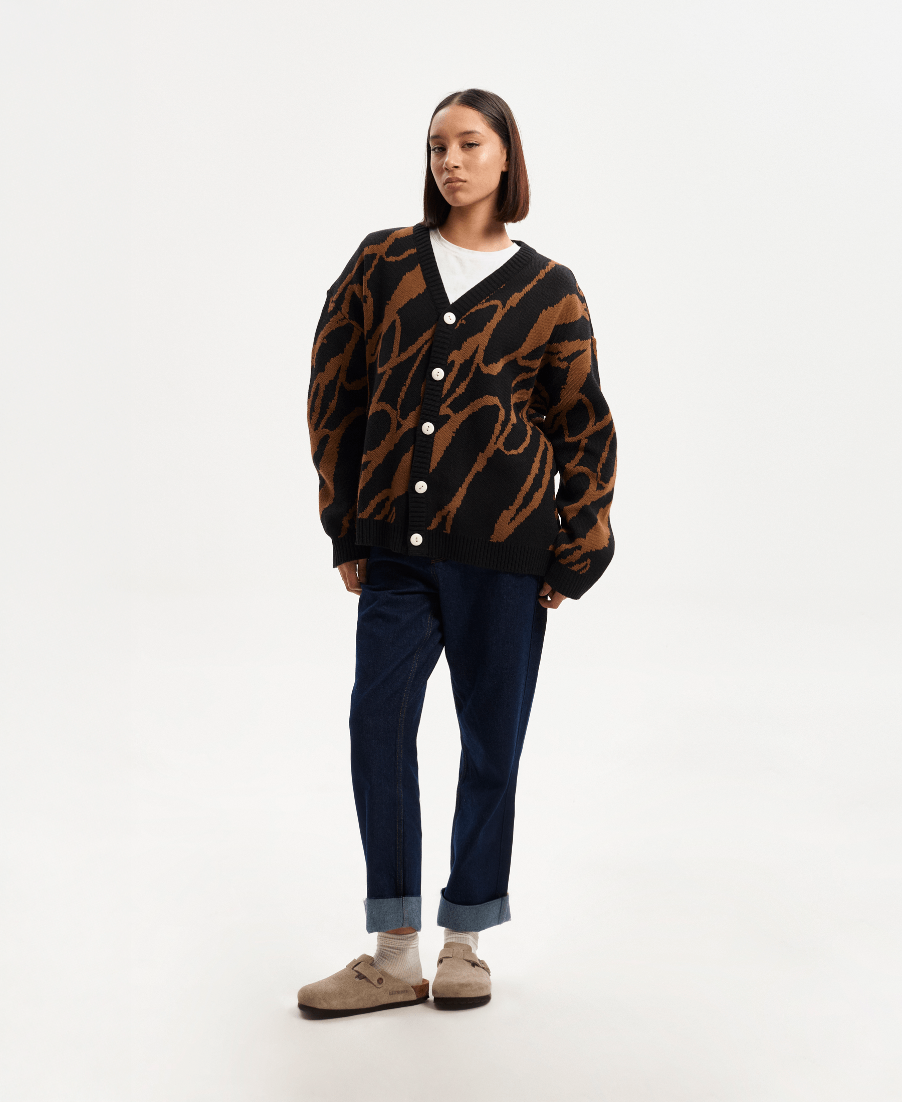 Cárdigan Nébula café