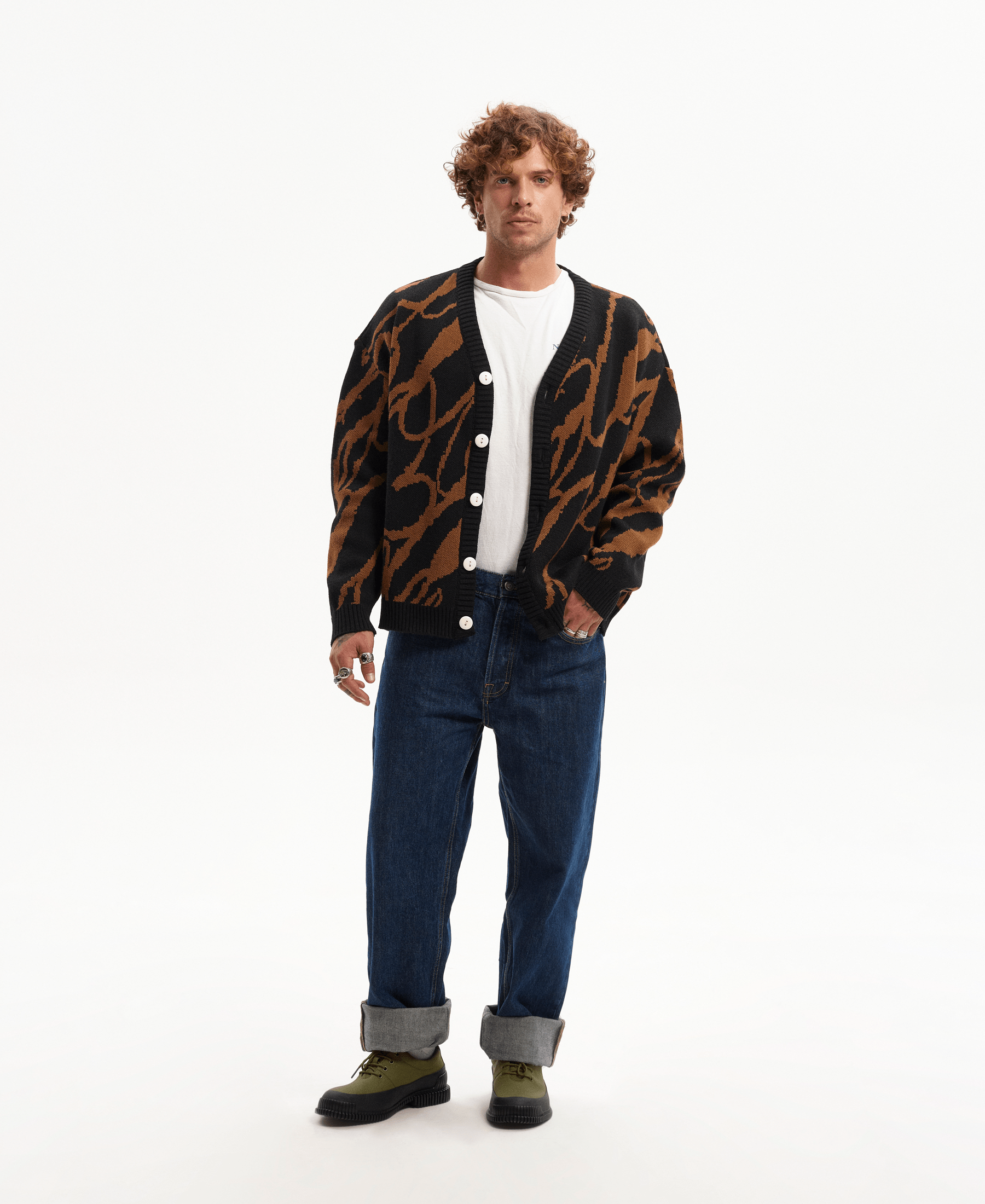 Cárdigan Nébula café