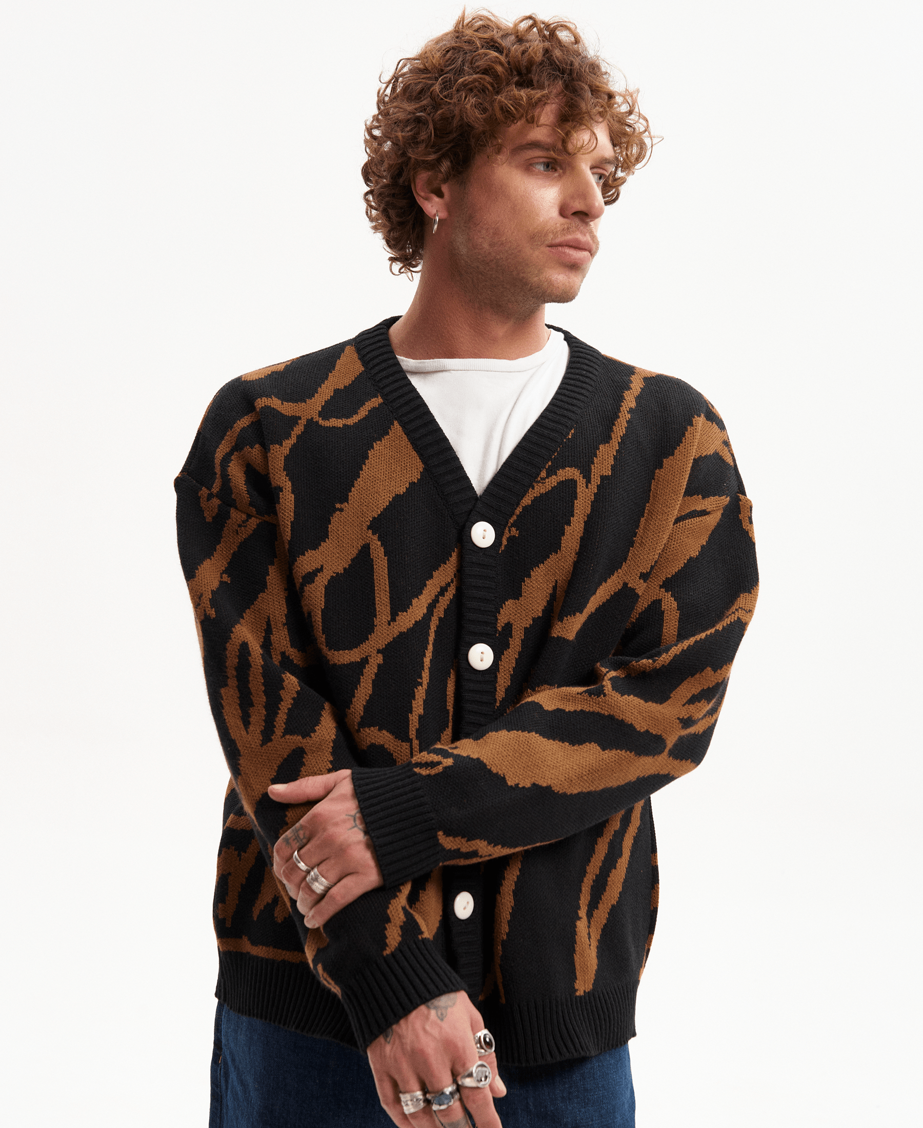 Cárdigan Nébula café