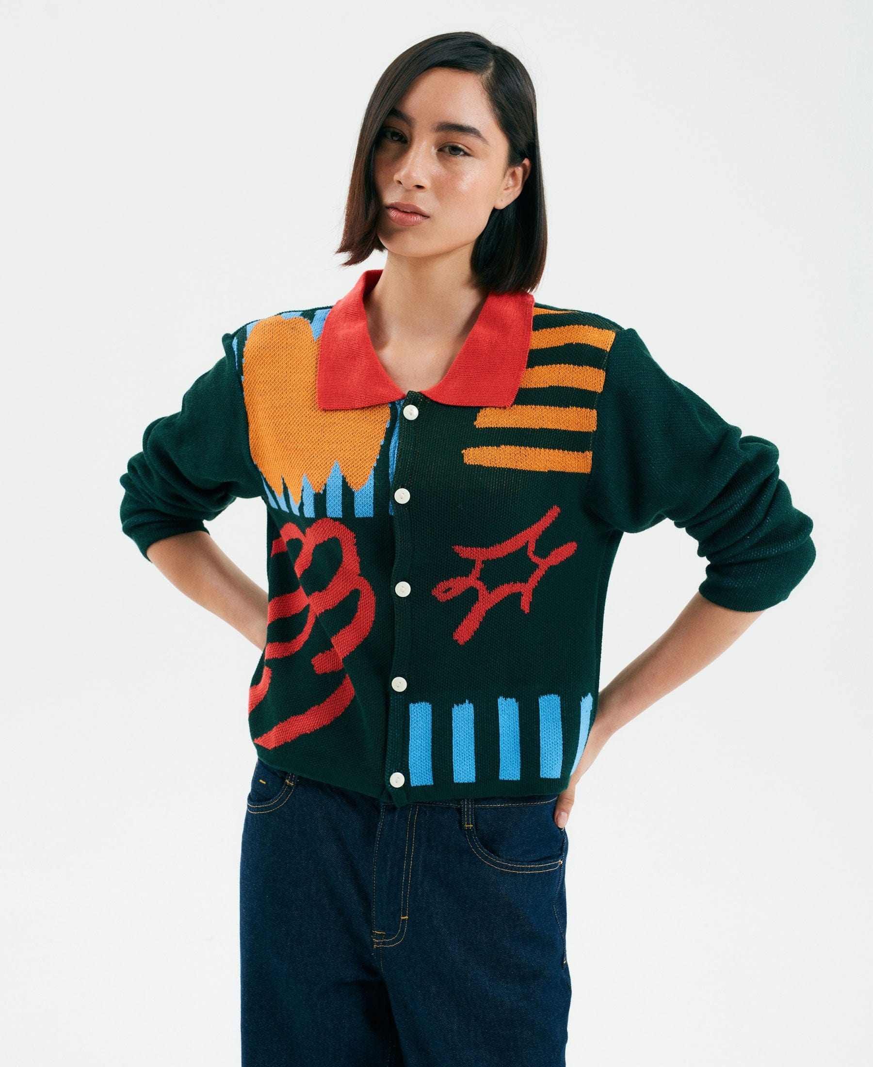 Cárdigan Crop Trópico