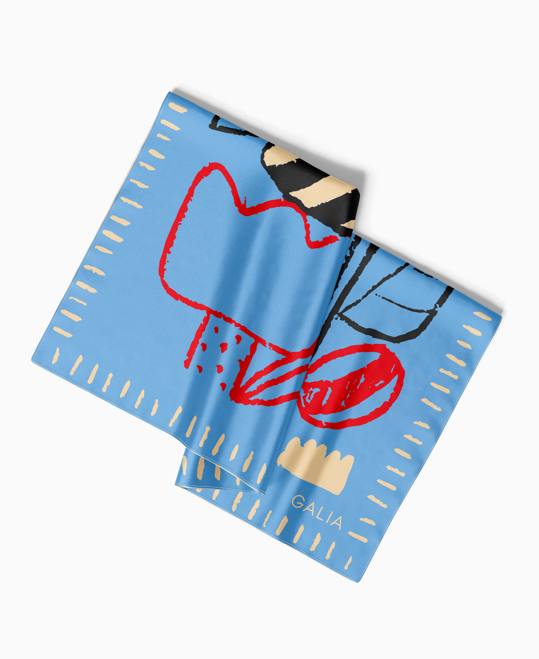 Pañuelo Costa Celeste