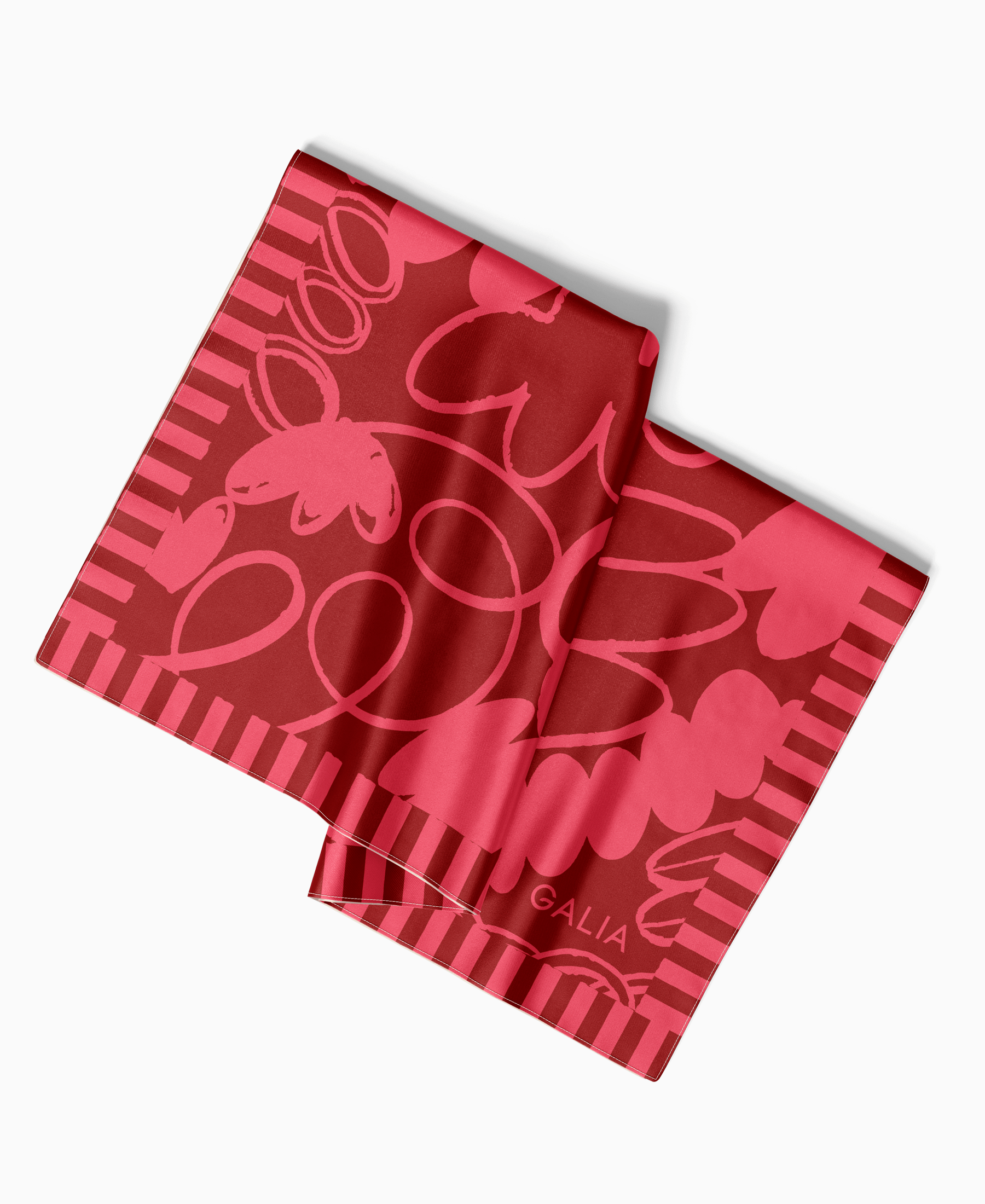 Pañuelo Floresta rojo