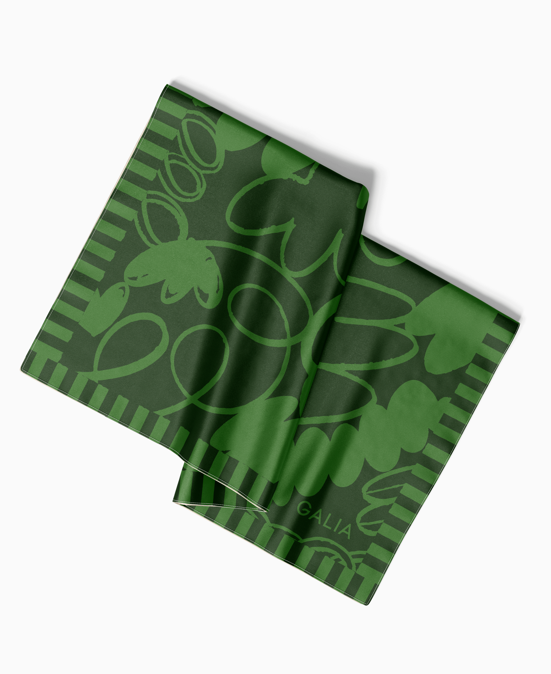 Pañuelo Floresta verde