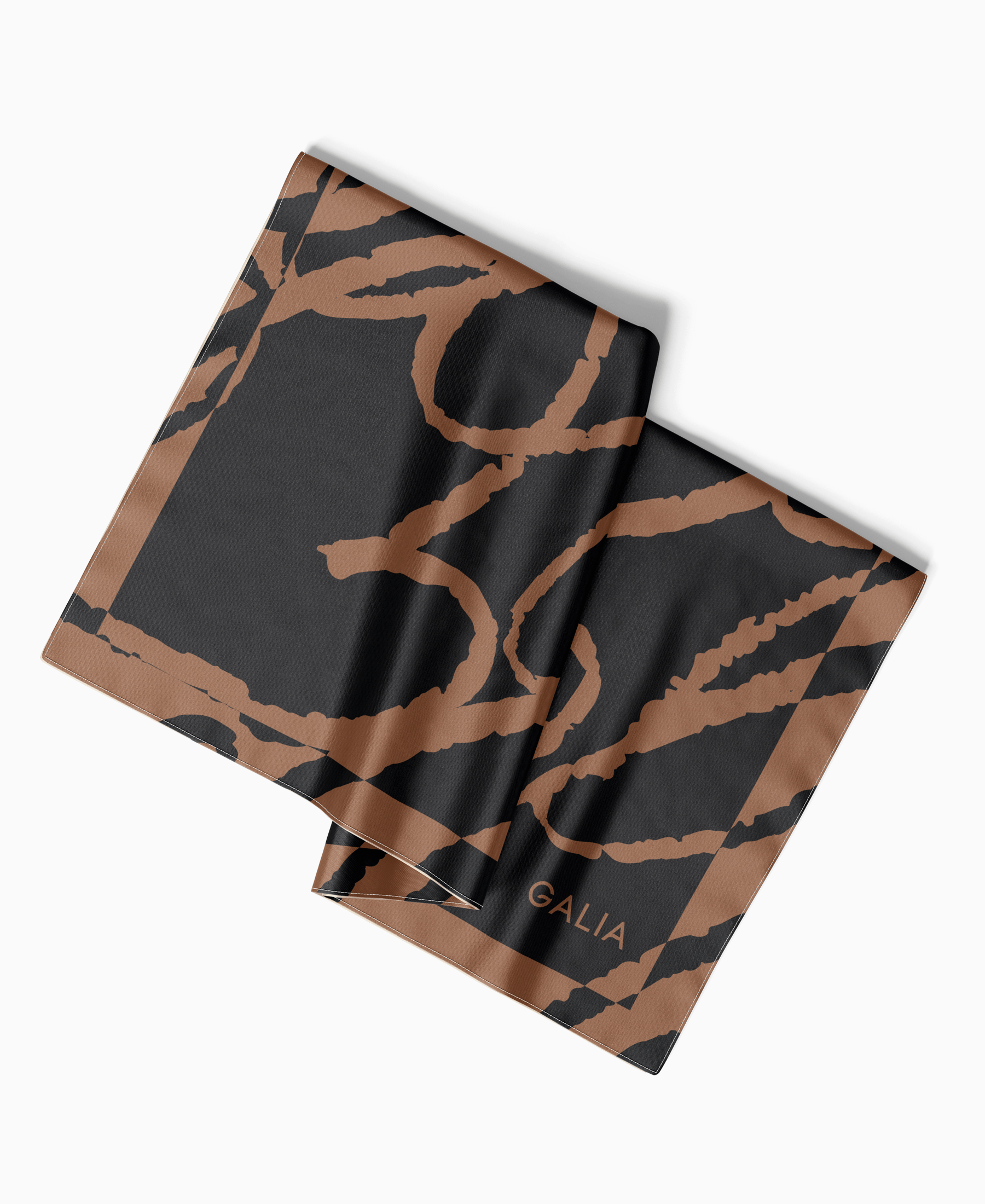 Pañuelo Nebula café