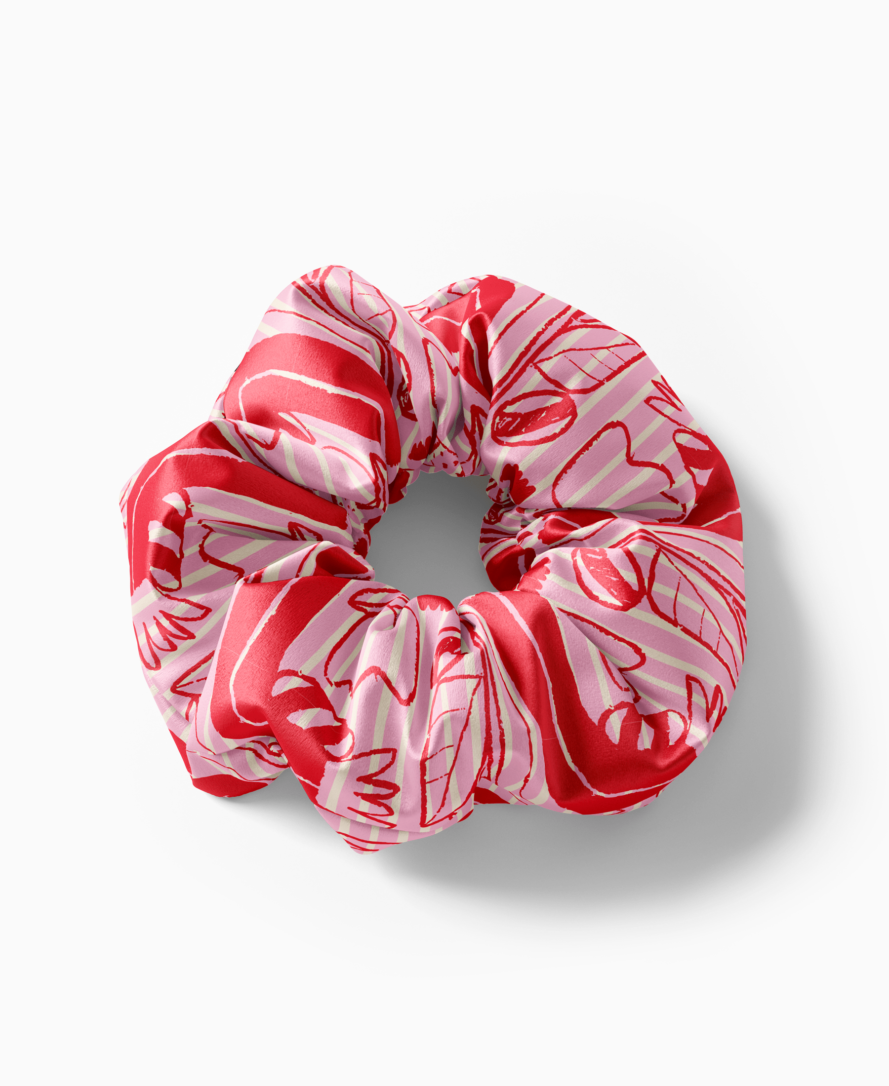 Scrunchie Costa rosado