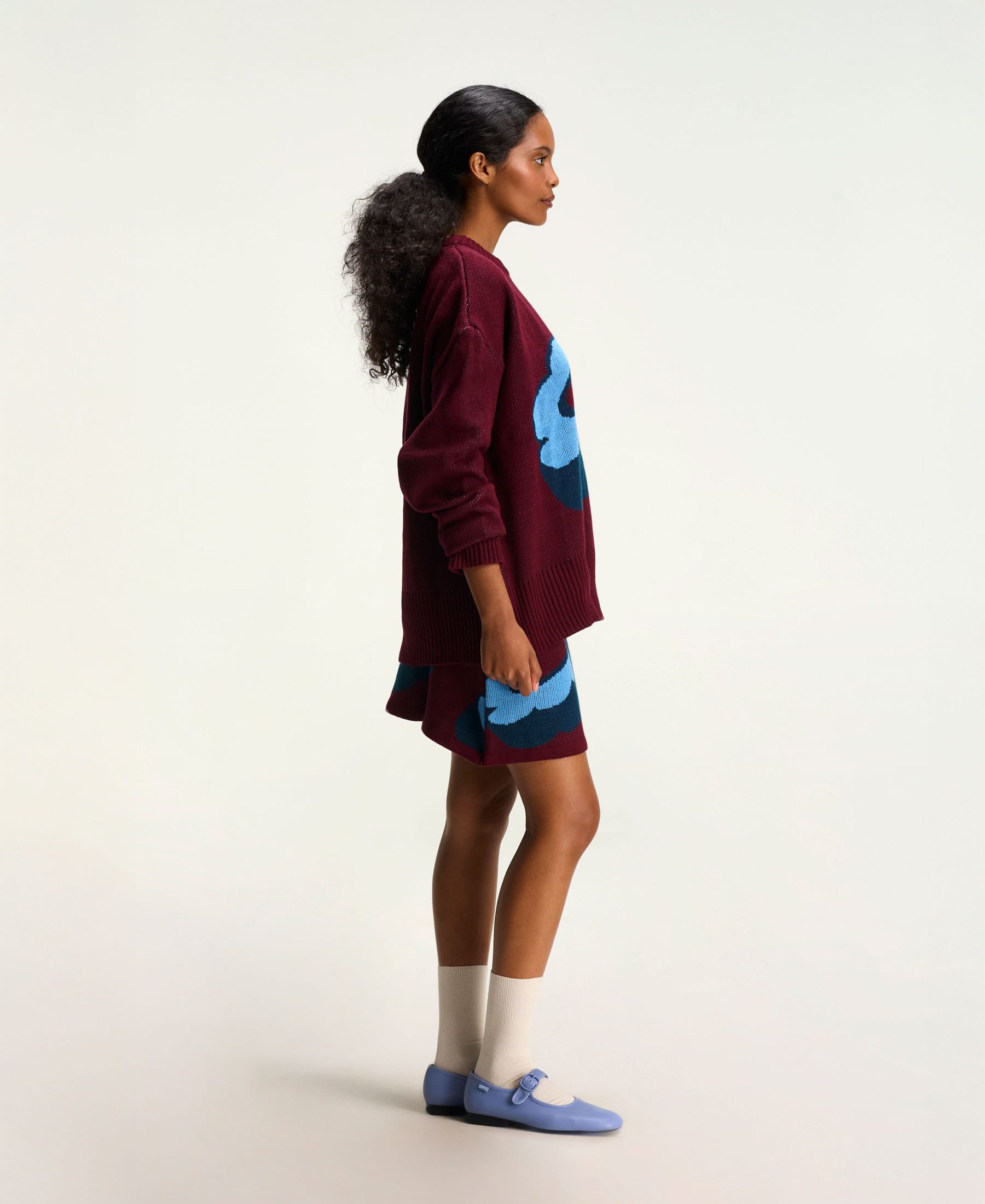 Sweater Bold Burdeo