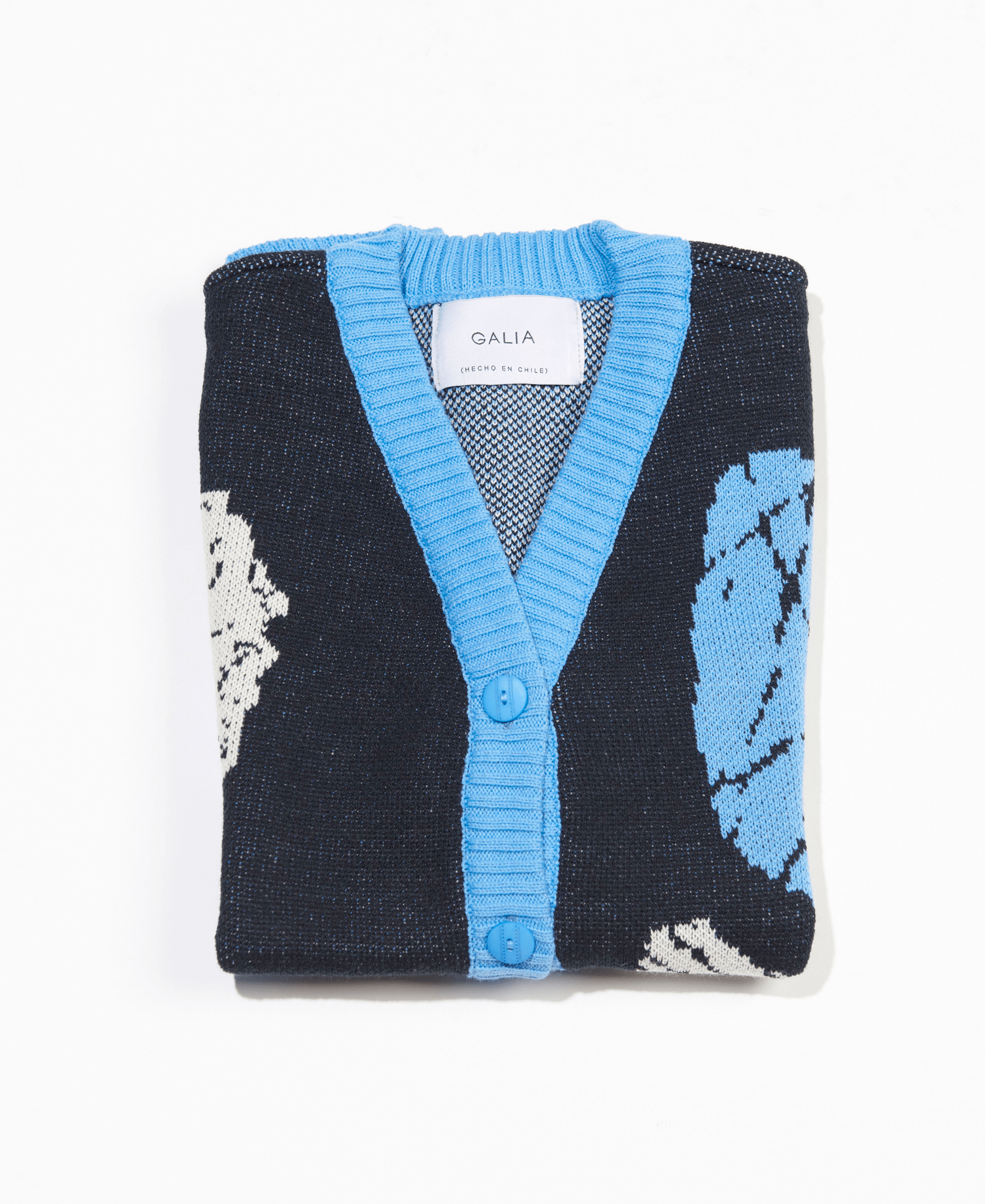 vest negro azul