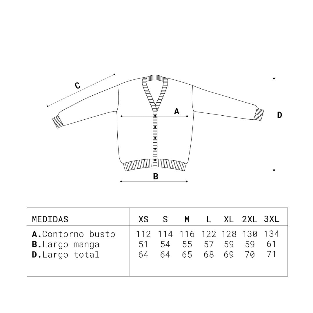Cárdigan Trama Gris