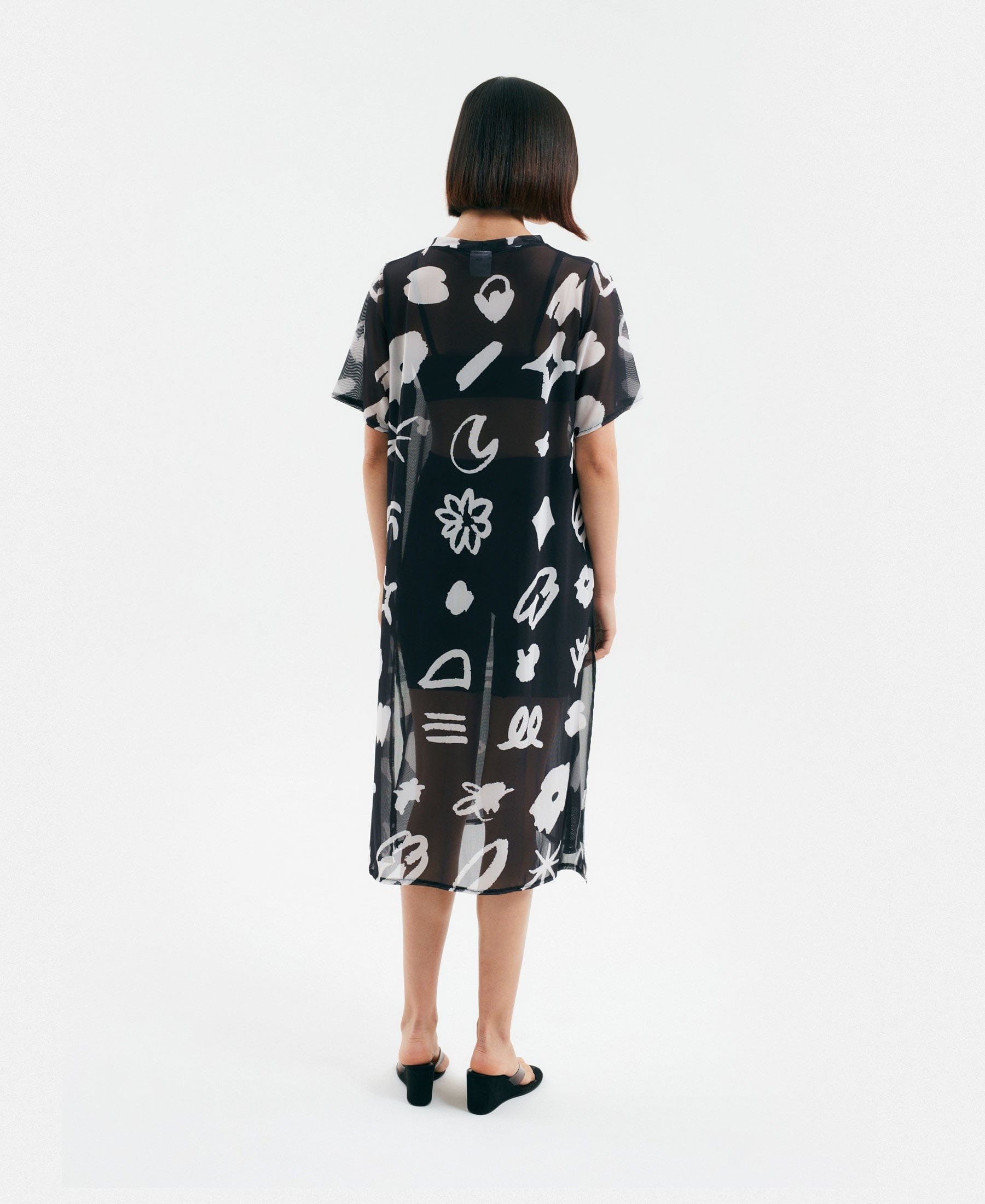 Vestido Malla Iconos