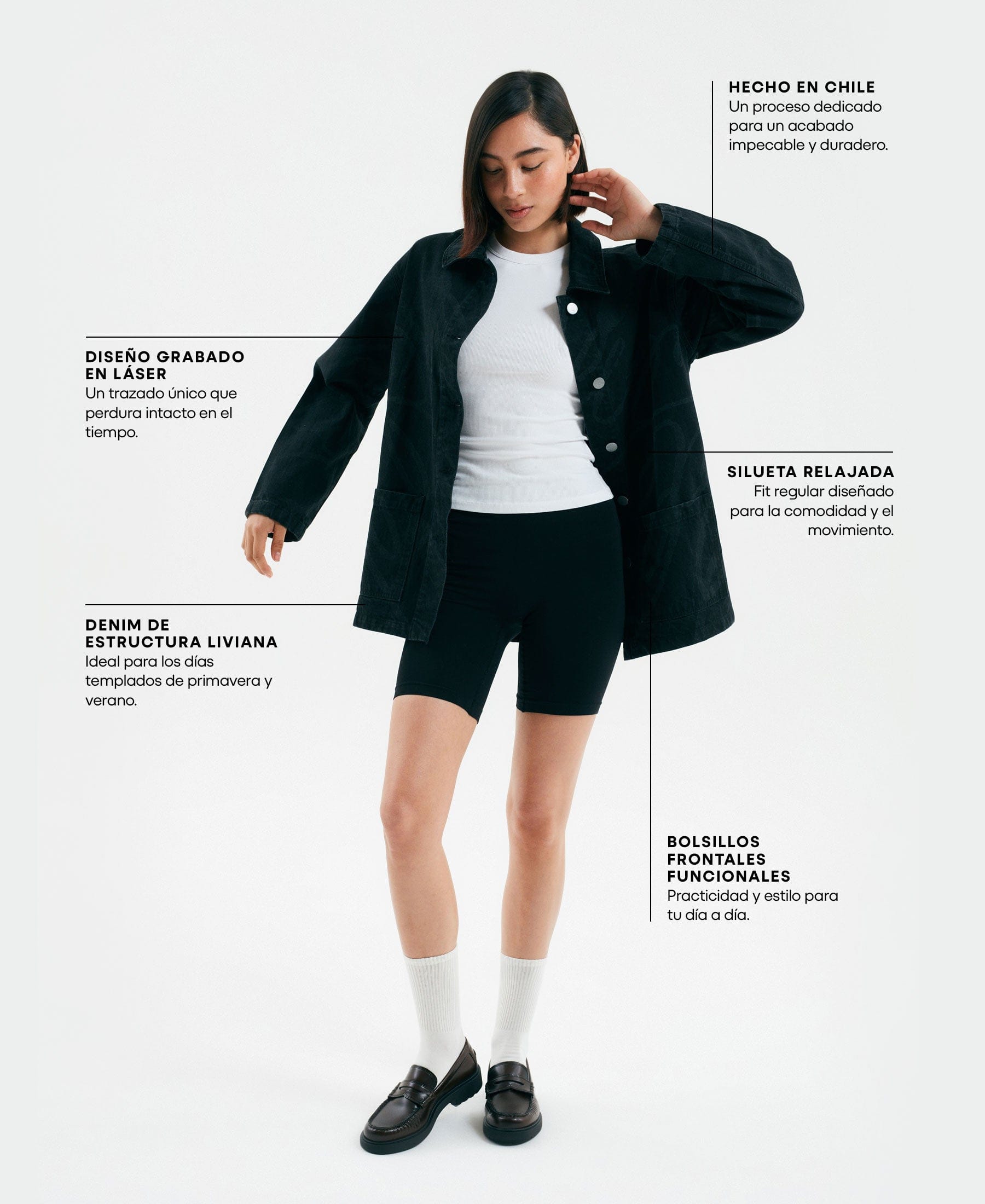 Chaqueta Denim Nébula