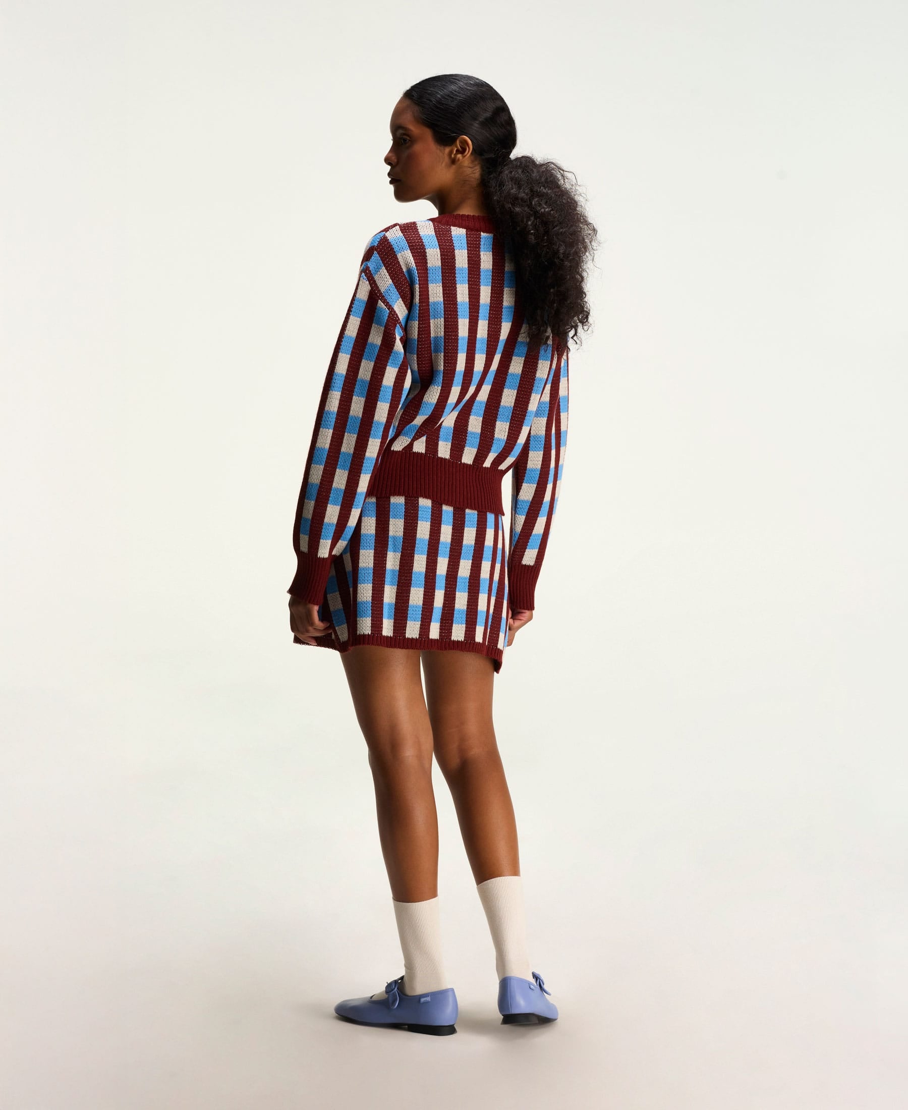 Cárdigan Crop Vichy