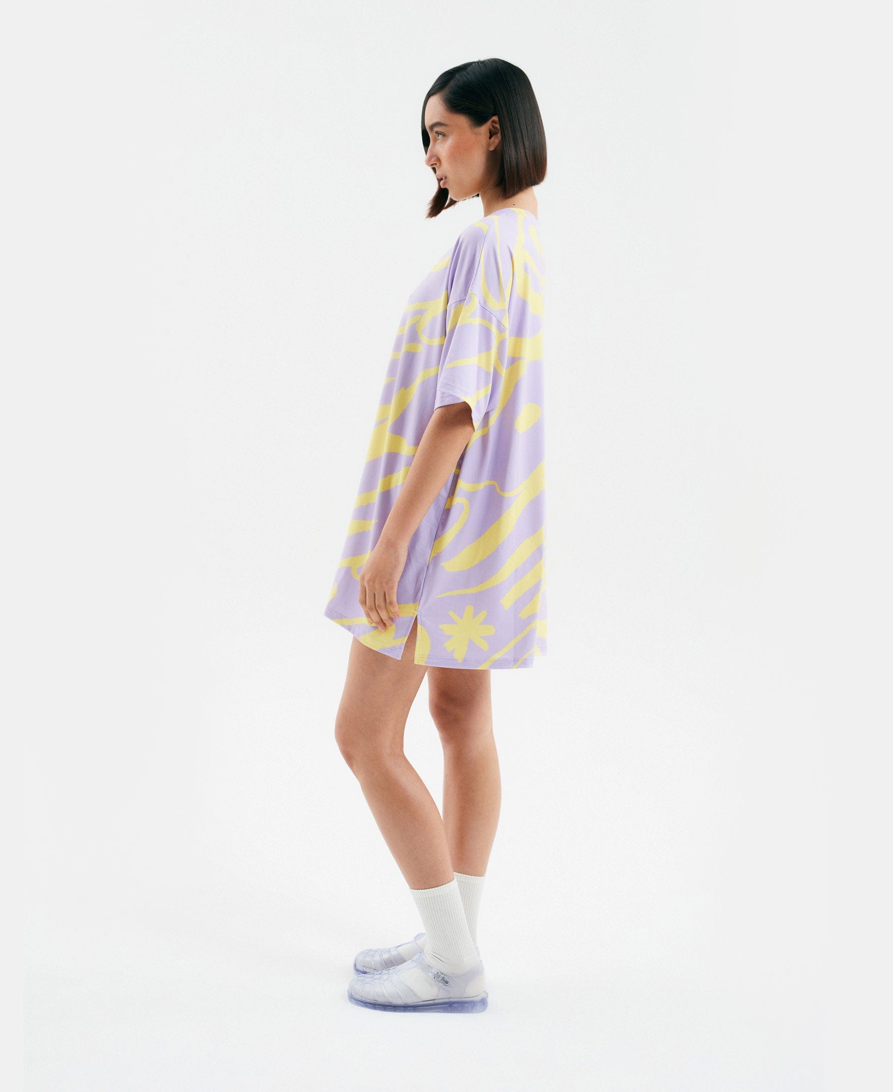 Maxi polera Brisa lila