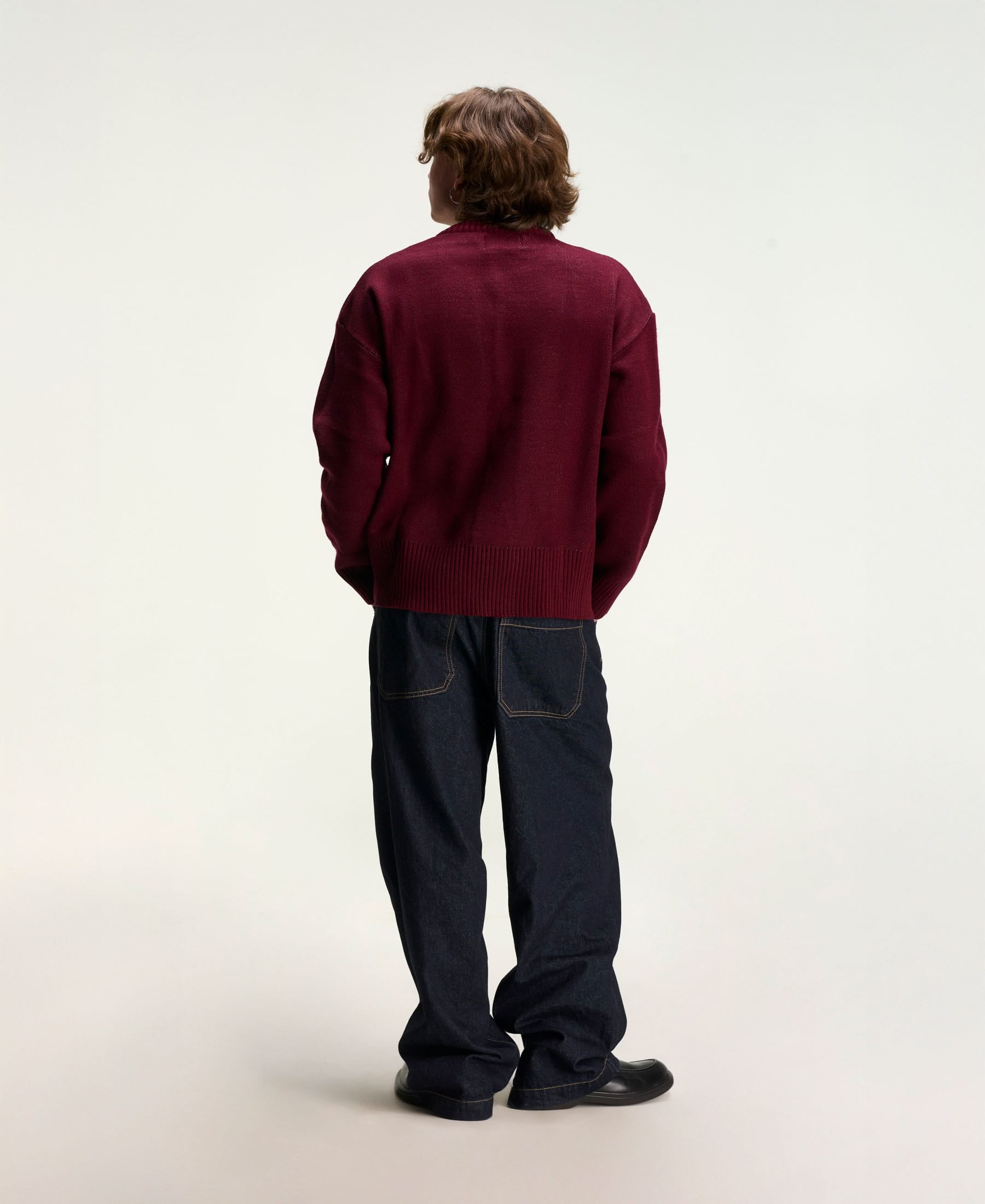 Sweater Bold Burdeo