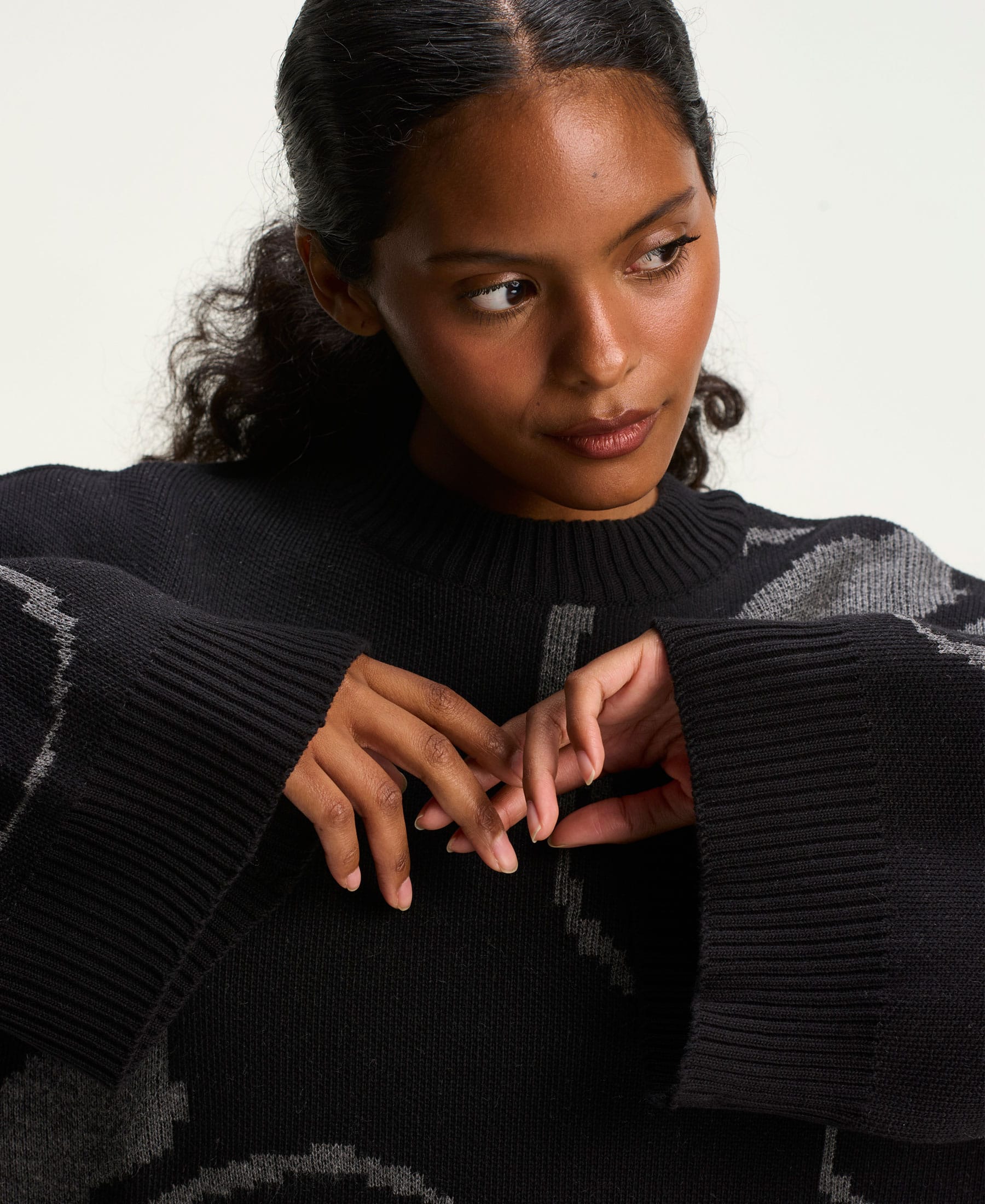 Sweater Trama Negro