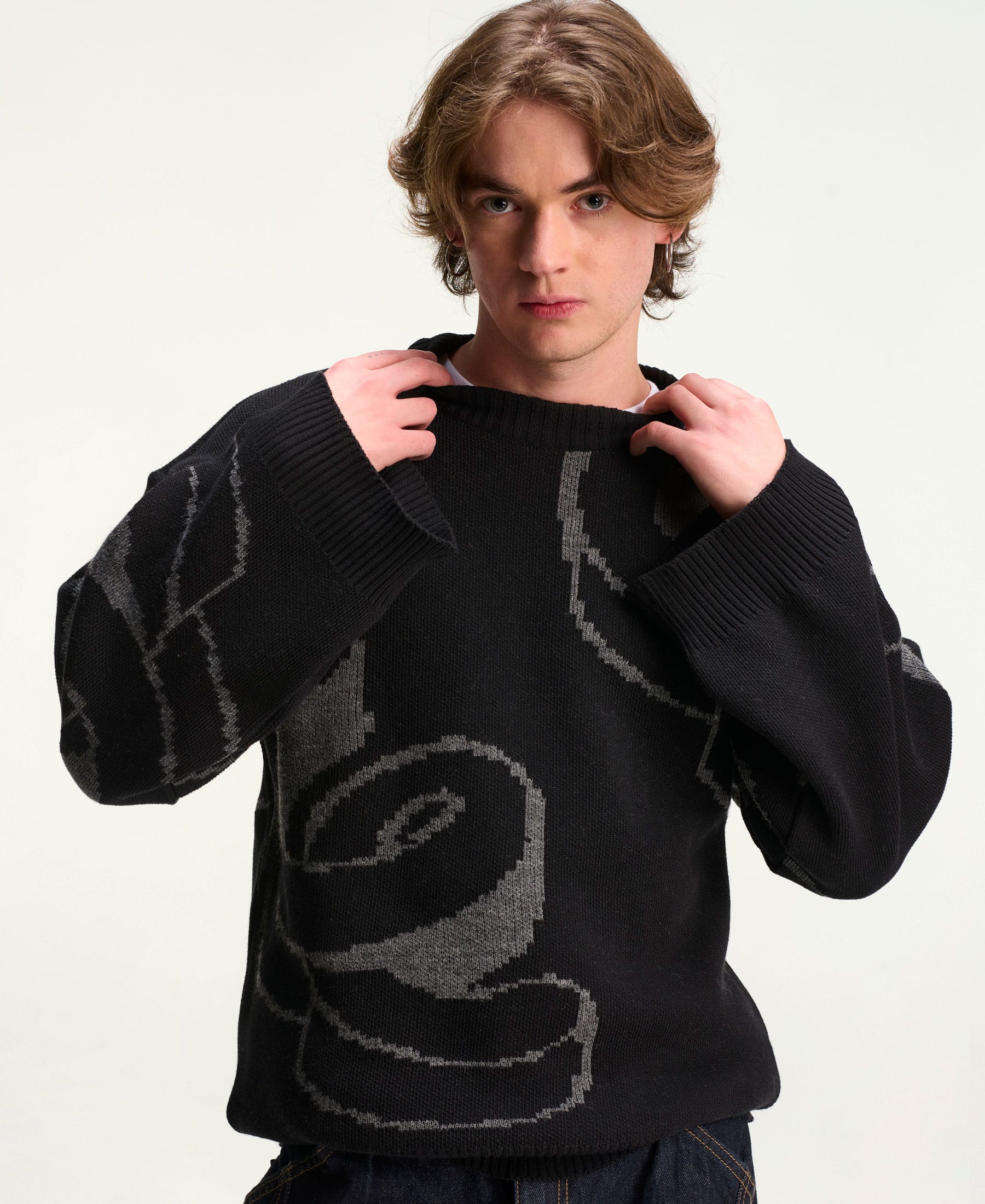 Sweater Trama Negro