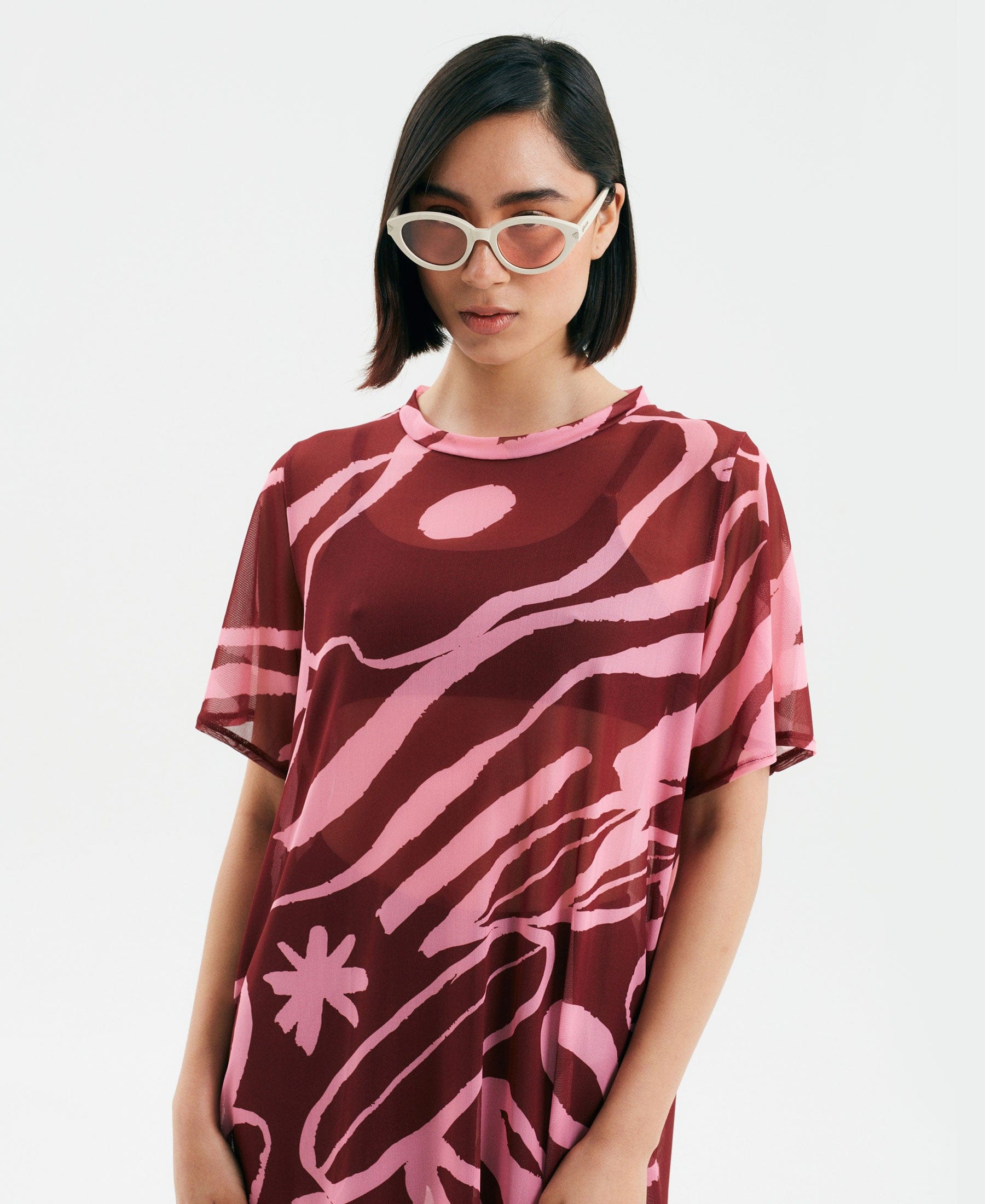 Vestido Malla Brisa rosado